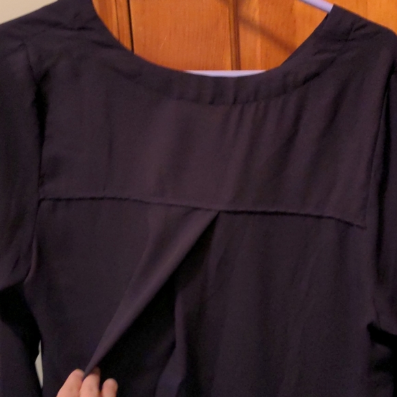 NWT 1x purple button up blouse Meera Lane - Picture 7 of 7